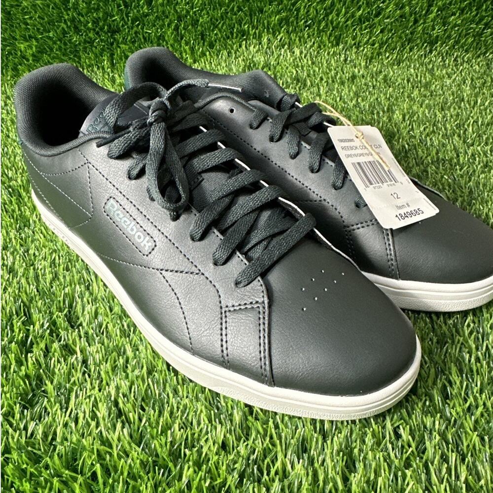 Reebok Court CLN Men's Size 12 Midnight Forest Green Tennis Shoes Casual Sneaker